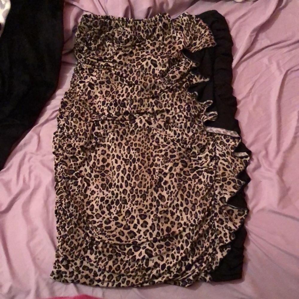 Forever 21 cheetah print dress size 3x